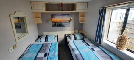 Gemütliches Schlafzimmer für einen erholsamen Urlaub in Nieuwvliet in Zeeland